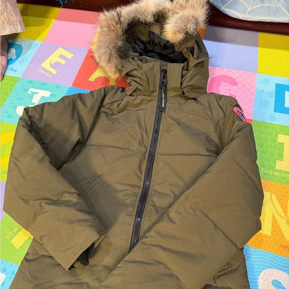 Canada goose Long Green Hooded Puffer Coat mystique - Picture 4 of 10